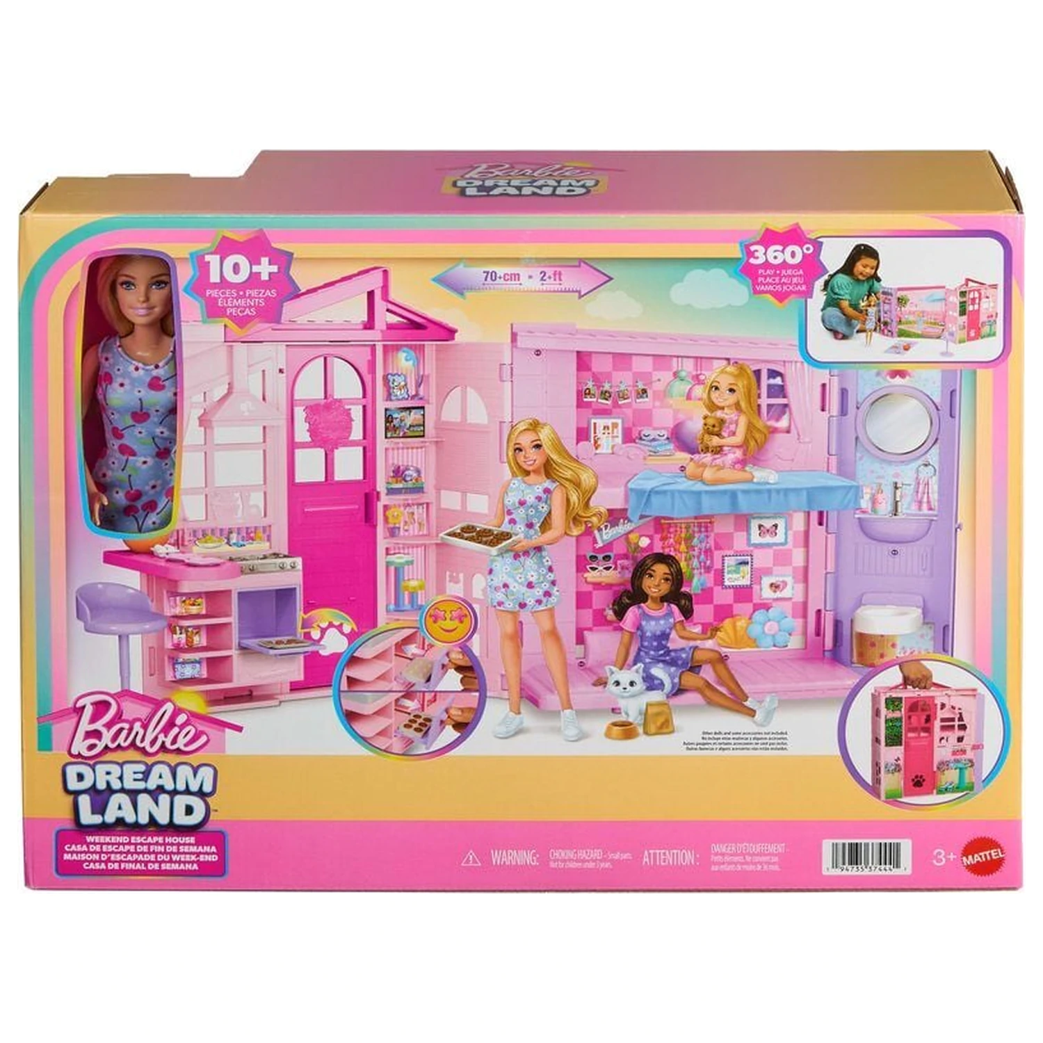 Barbie Dream Land Getaway House doll product photo