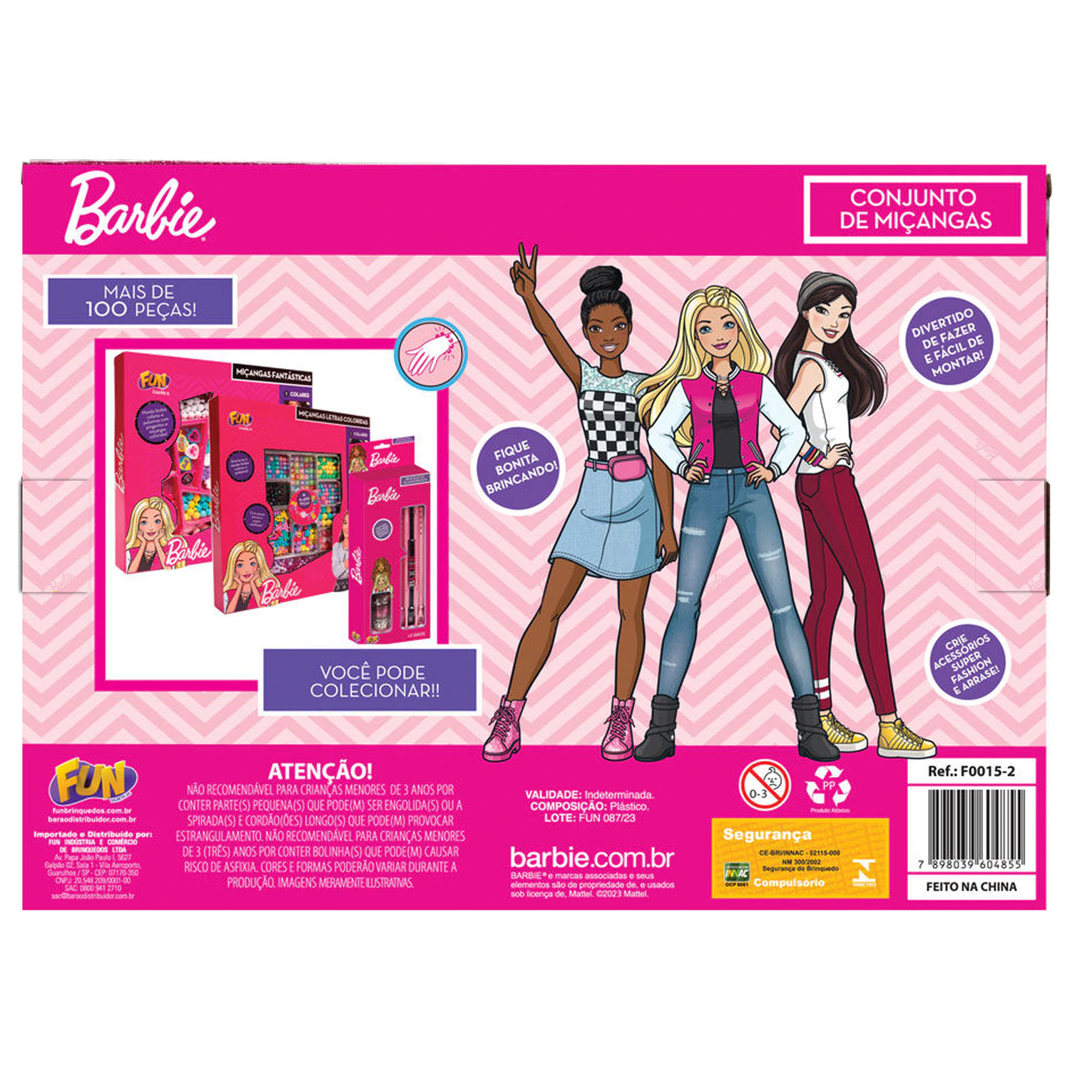 Barbie jewellery box set 100pcs product photo