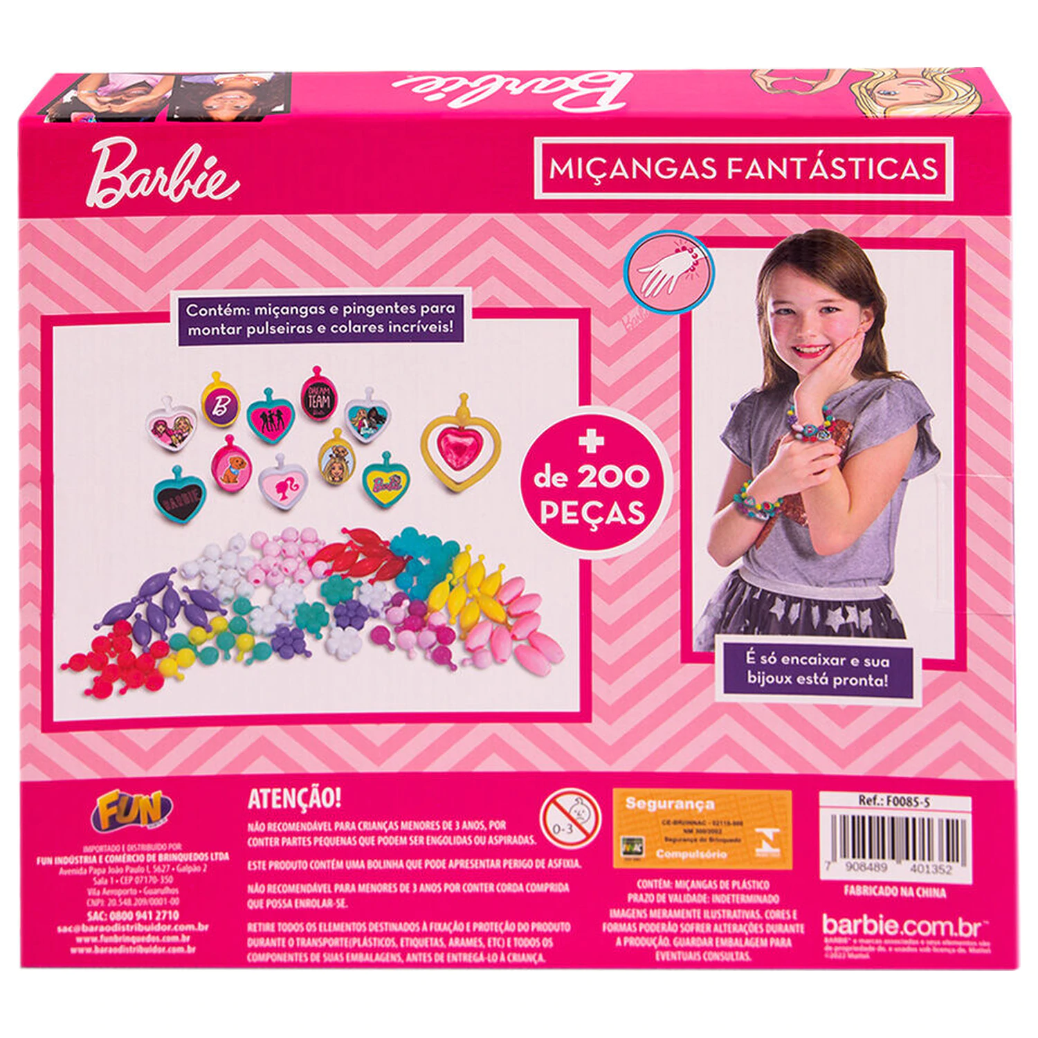 Barbie jewellery box set 200pcs product photo