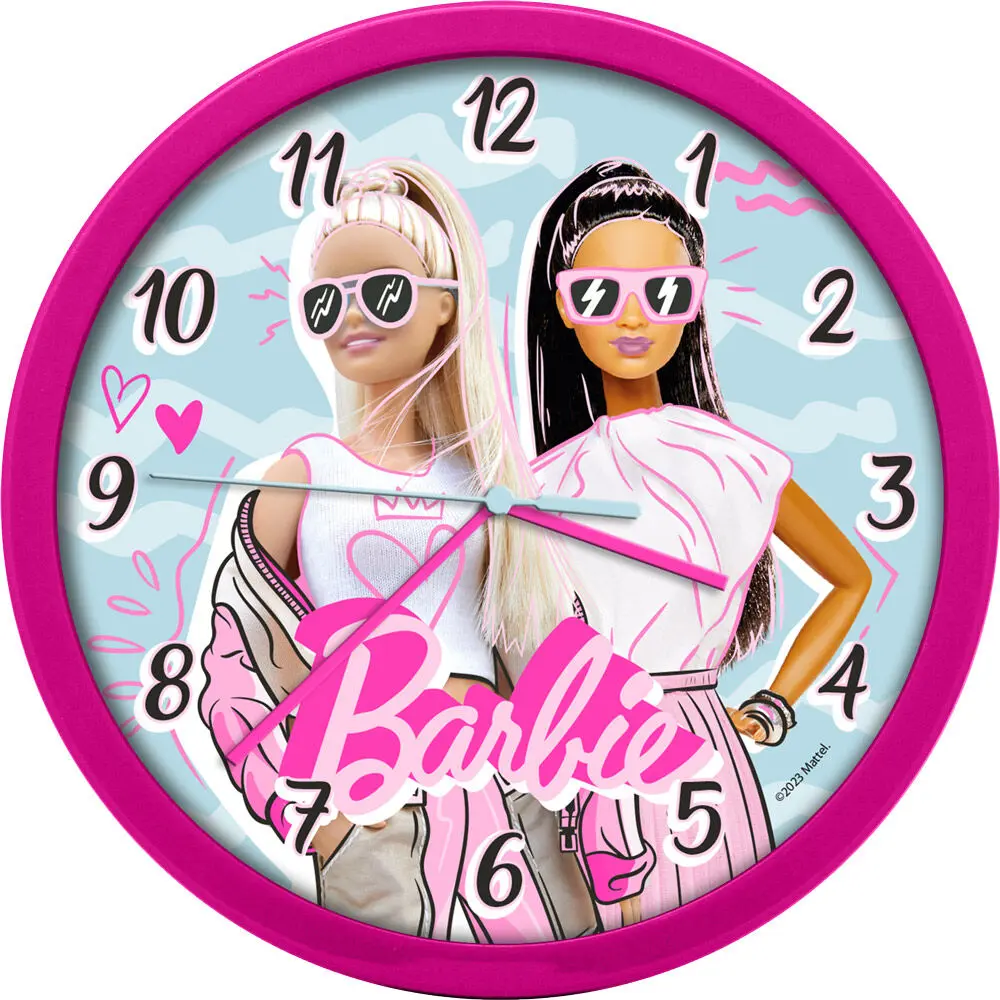 Barbie wall clock product photo