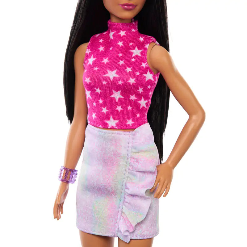 Barbie Fashionista Pink Rock Dress doll termékfotó