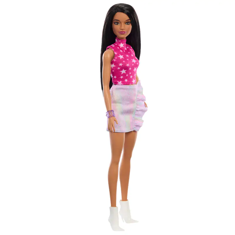 Barbie Fashionista Pink Rock Dress doll termékfotó