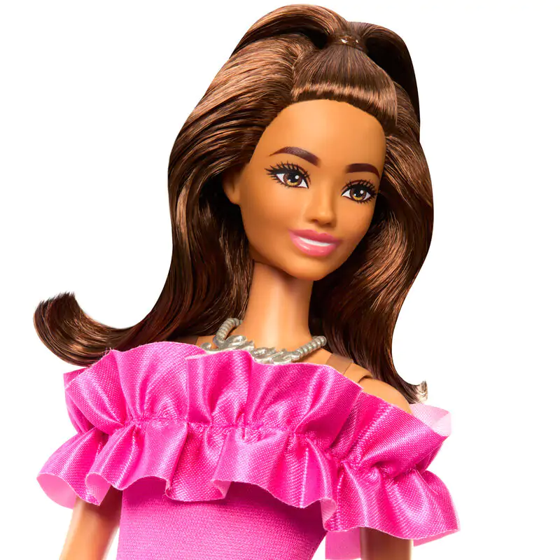 Barbie Fashionista Ruffled Pink Dress doll termékfotó