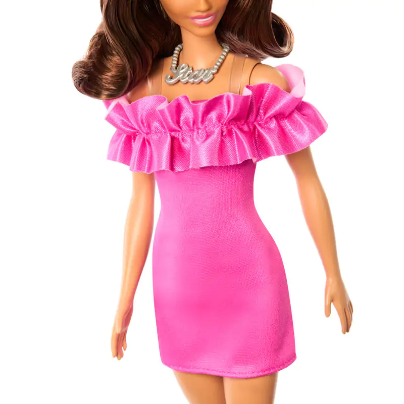 Barbie Fashionista Ruffled Pink Dress doll termékfotó