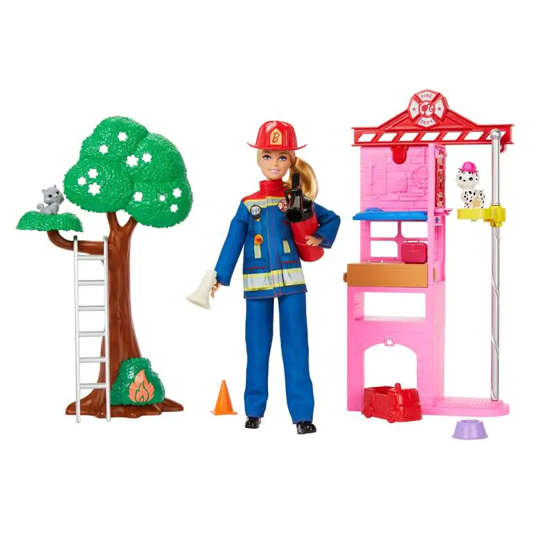 Barbie Firefighter fire station doll termékfotó