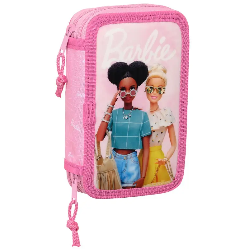 Barbie Girl double pencil case 28pcs product photo