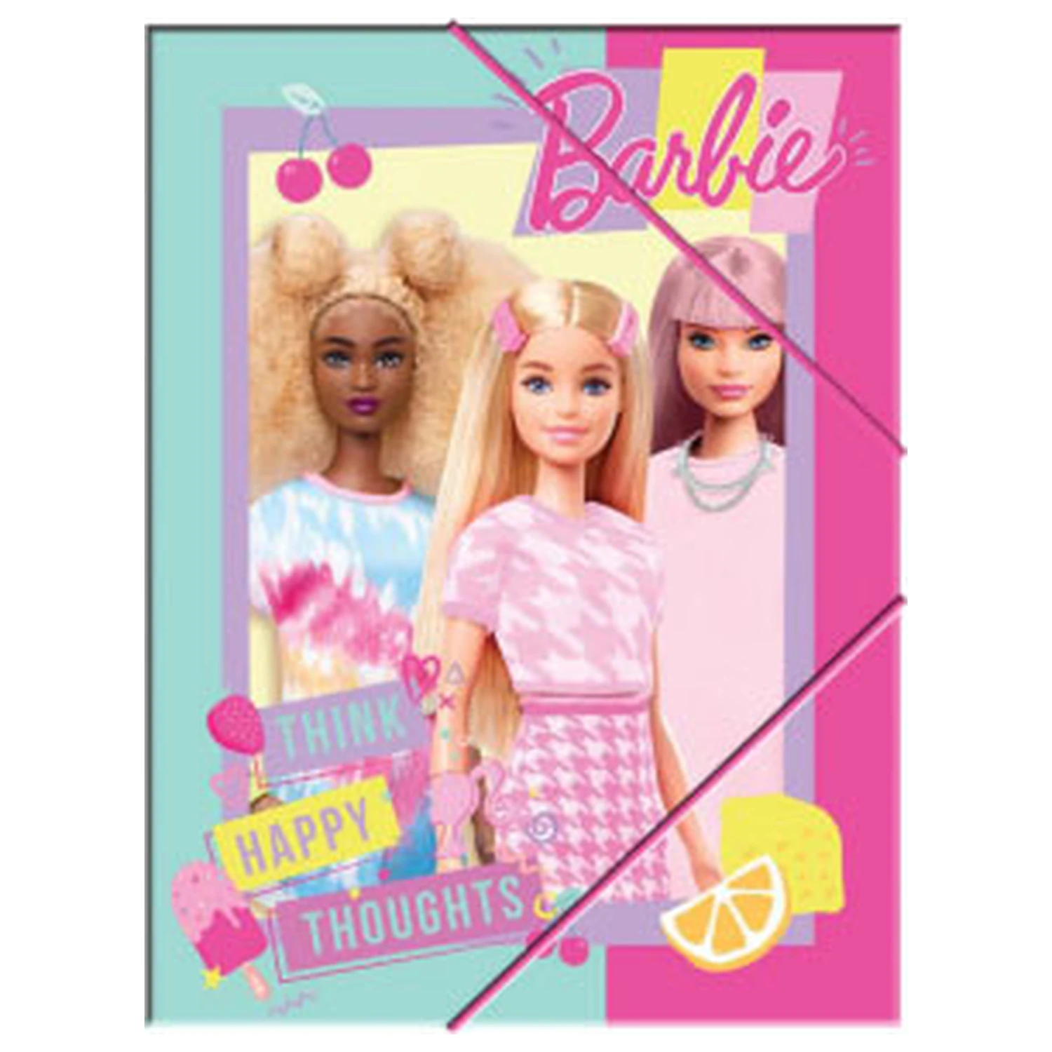 Barbie Happy Thoughts A/4 Elastic Folder product photo