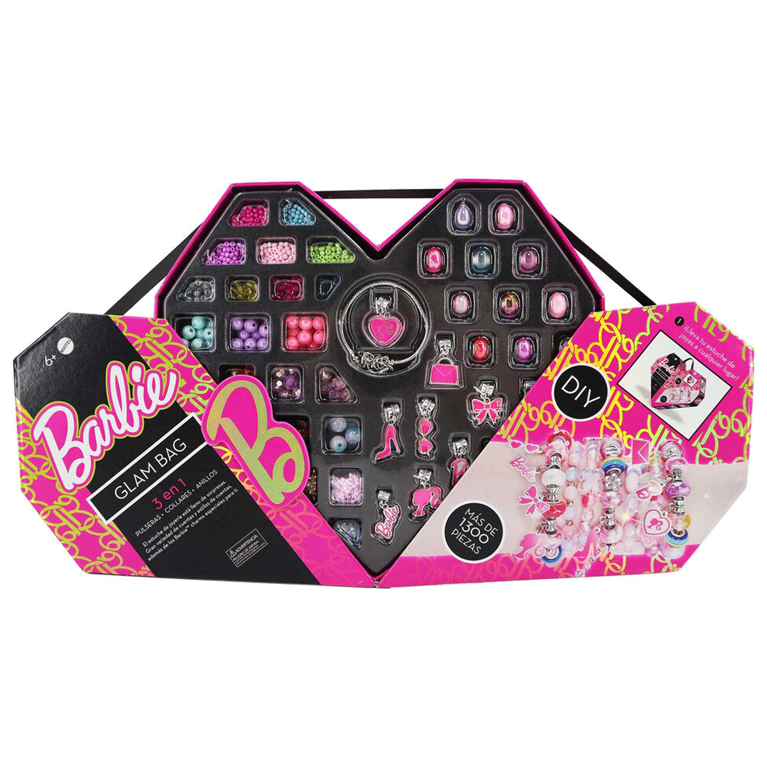 Barbie heart jewellery box set product photo