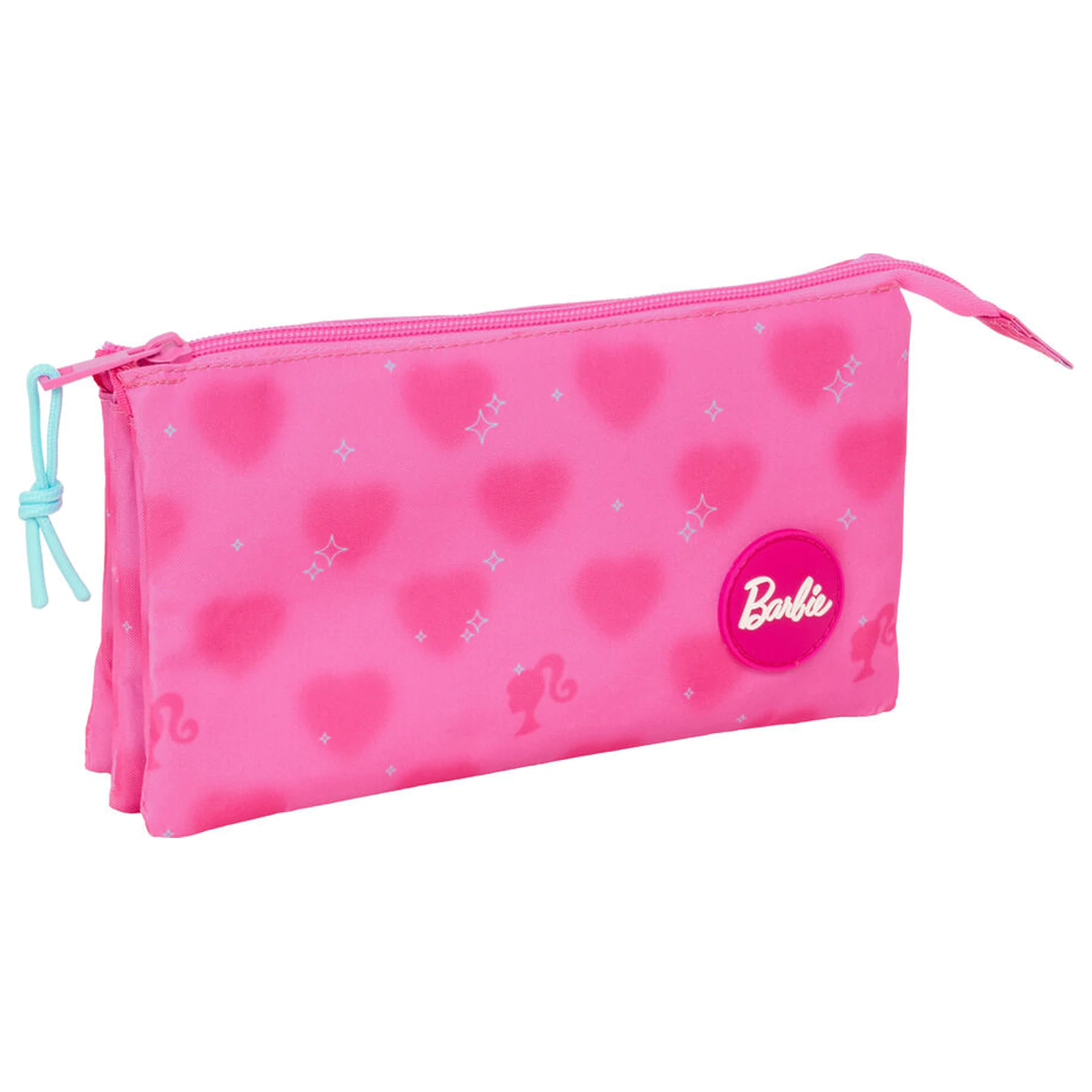 Barbie Hearts triple pencil case product photo