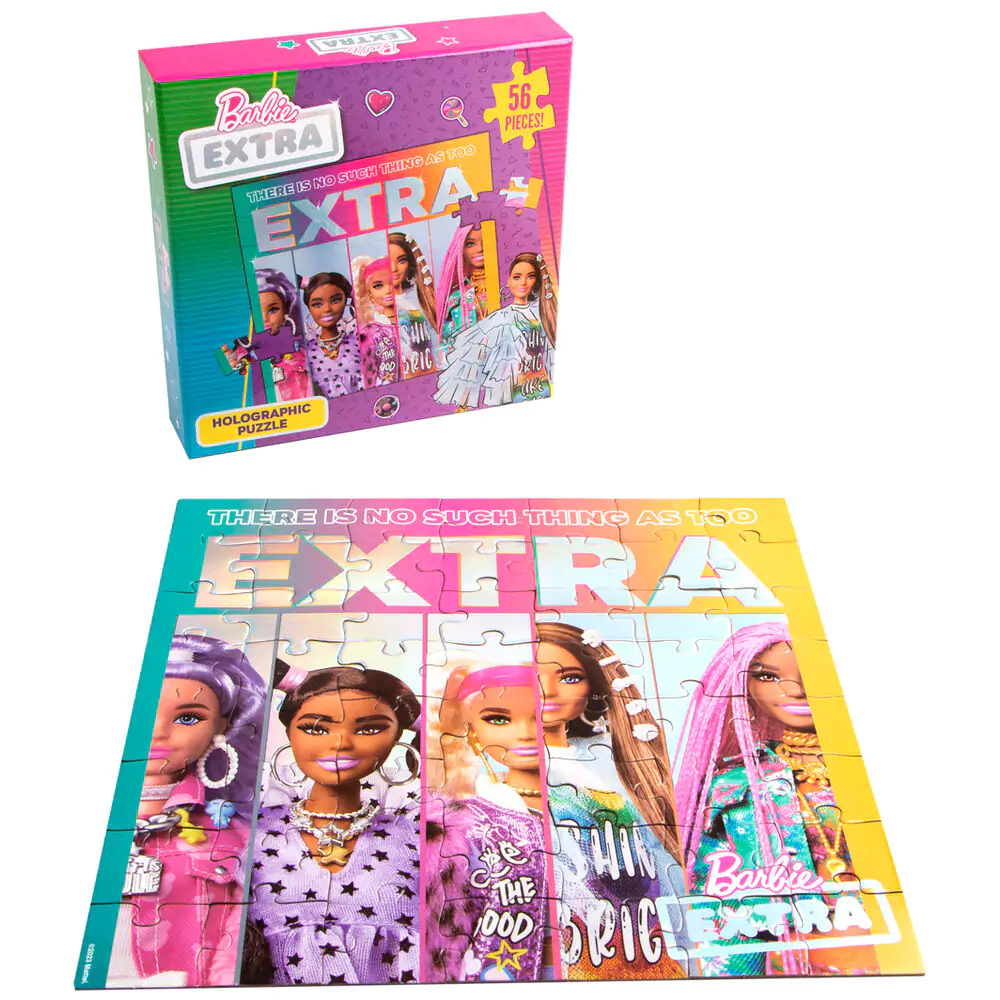 Barbie holographic puzzle 56pcs product photo