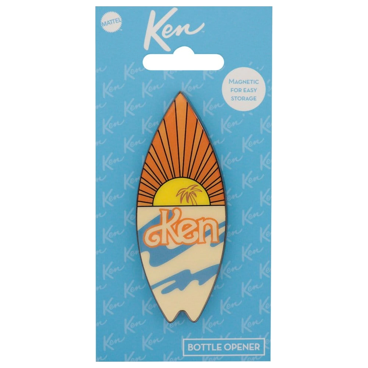 Barbie Bottle Opener Ken Surfboard Magnetic product photo