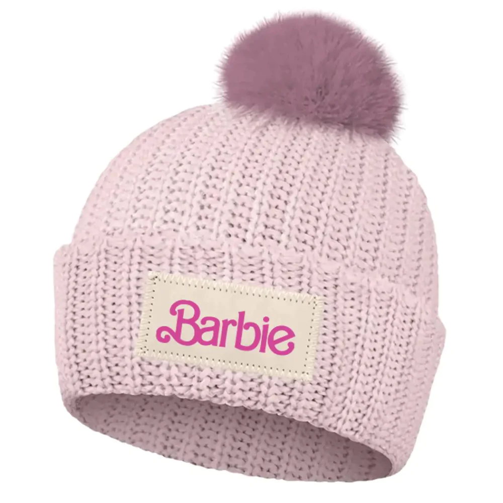 Barbie Logo pompom knitted beanie 56/58cm product photo