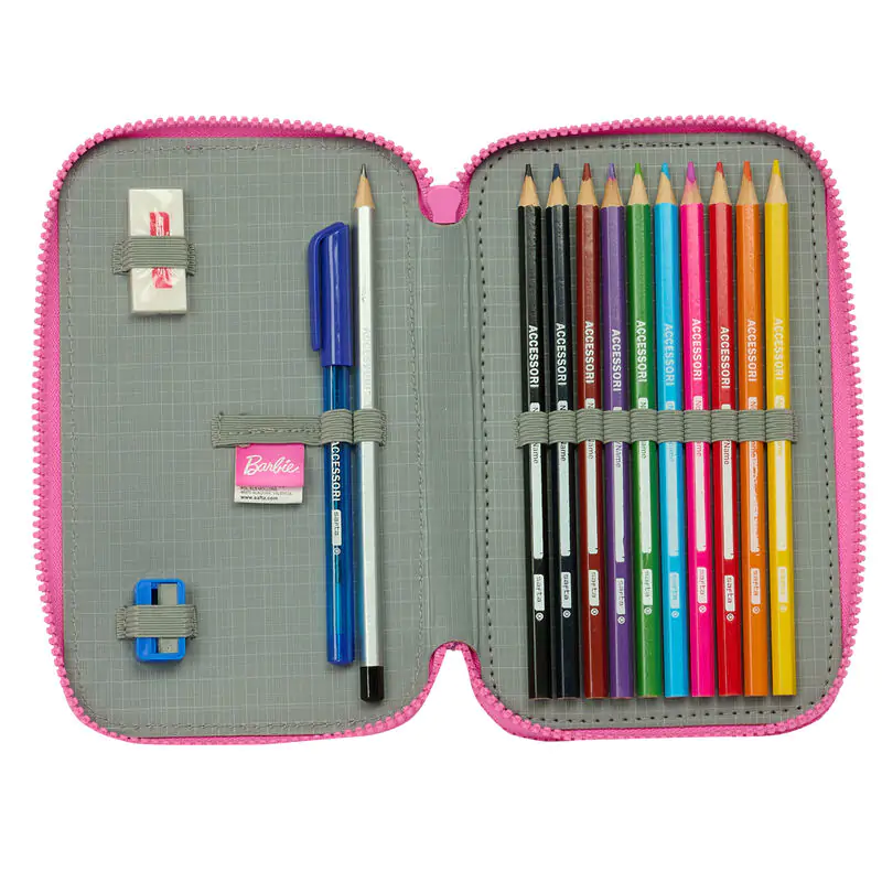 Barbie Love double pencil case 28pcs termékfotó