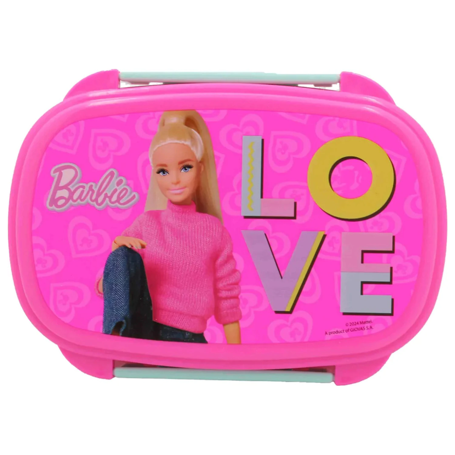 Barbie Love Sandwich Box + Cutlery Set product photo