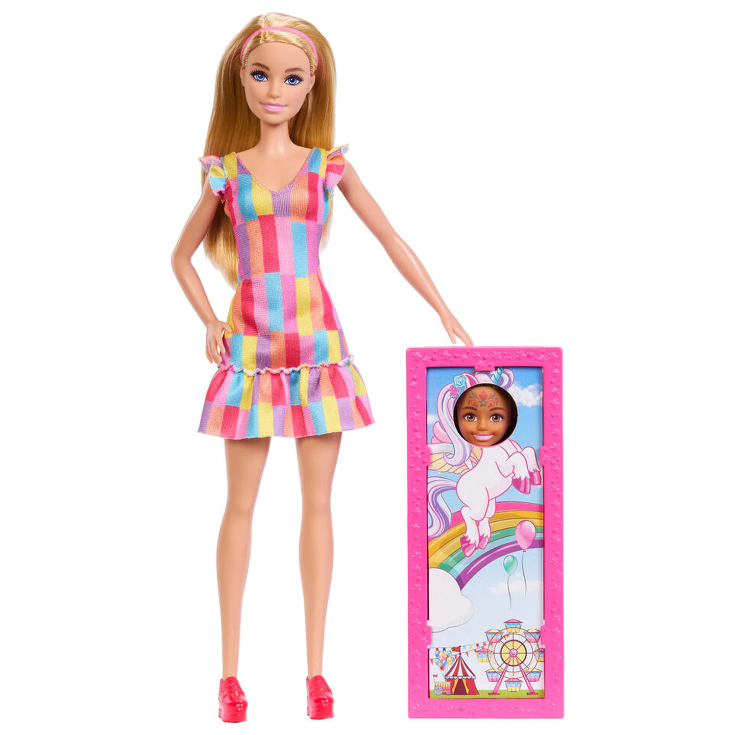 Barbie pack 2 dolls makeup station product photo