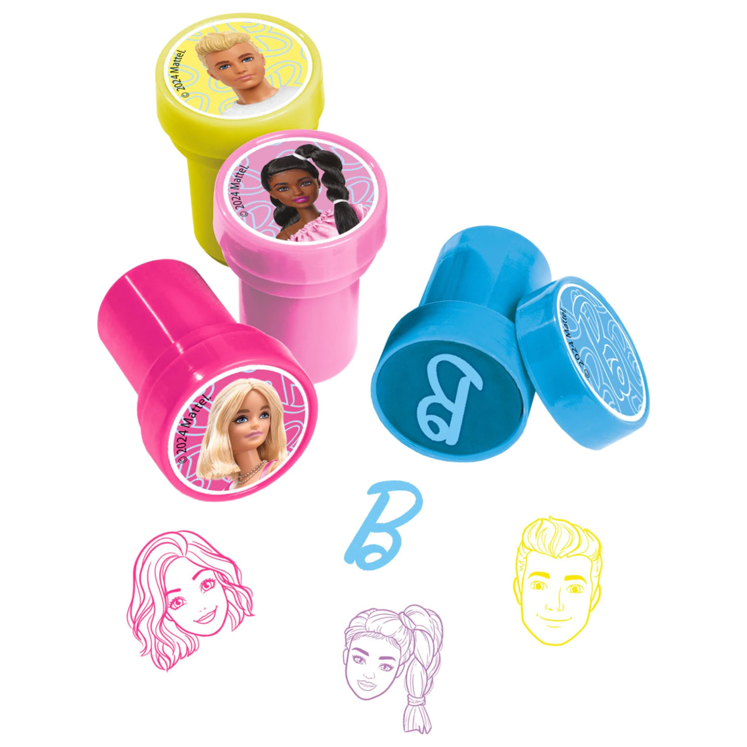 Barbie Malibu Stamper Set 12 pcs product photo