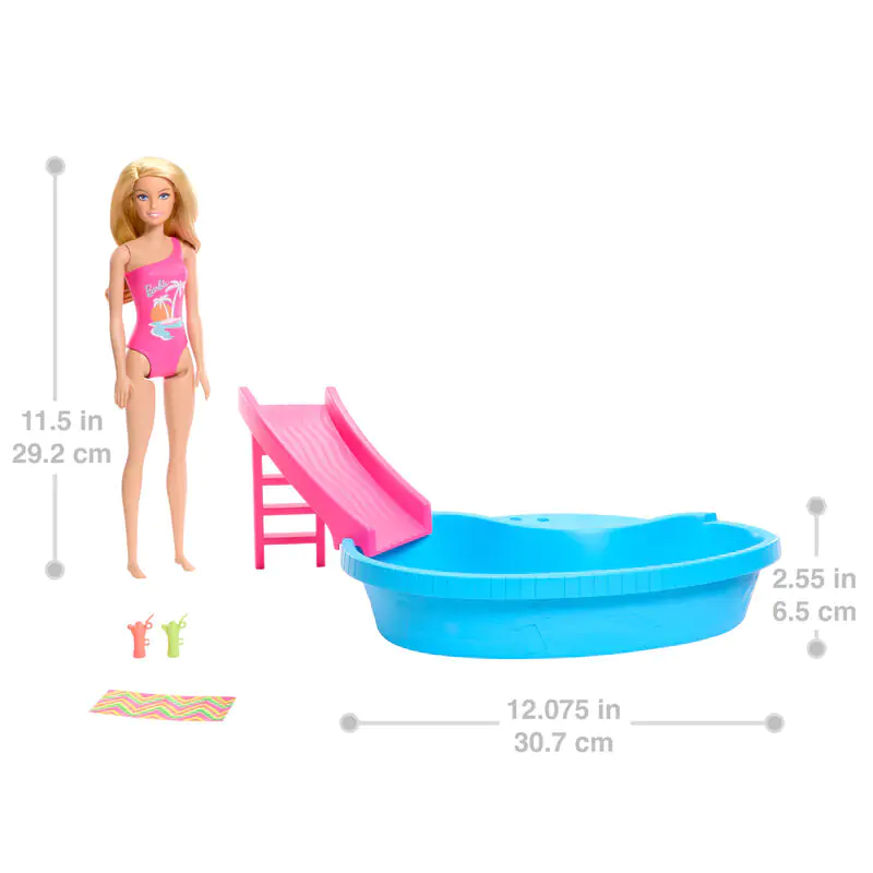 Barbie Summer Pool + doll product photo