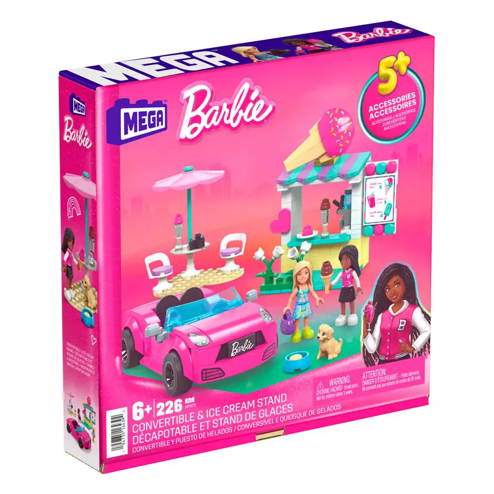 Barbie MEGA Construction Set Convertible &amp; Ice Cream Stand product photo