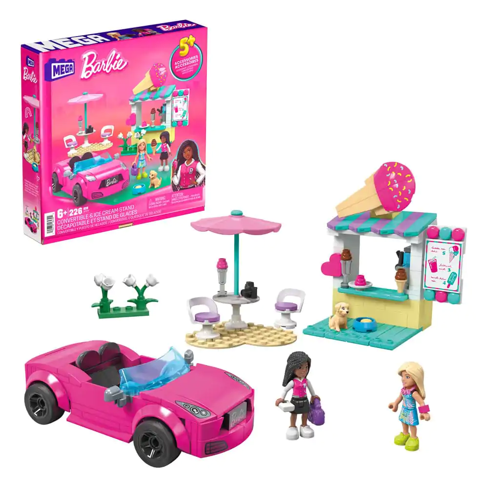Barbie MEGA Construction Set Convertible &amp; Ice Cream Stand product photo