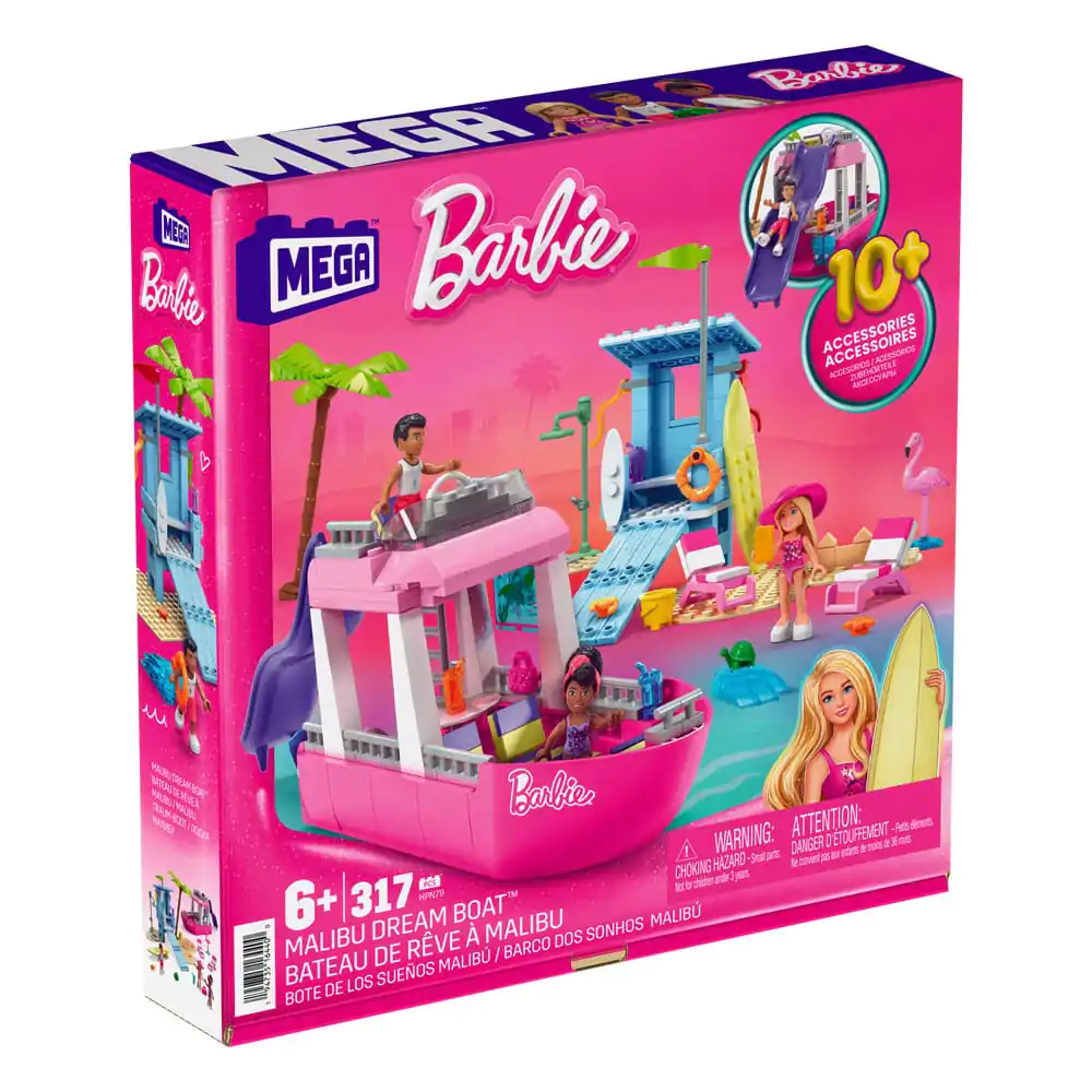 Barbie MEGA Construction Set Malibu Dream Boat termékfotó