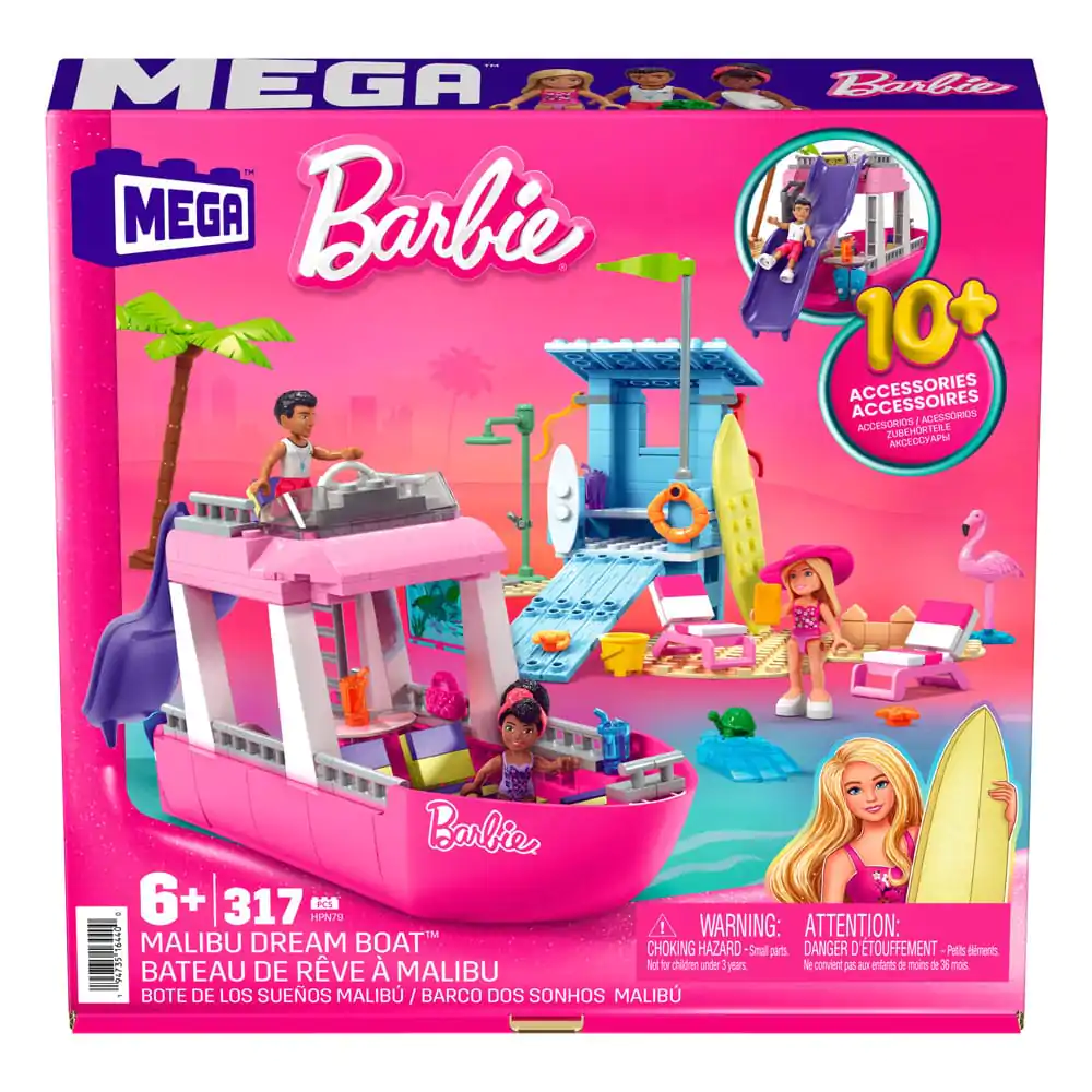 Barbie MEGA Construction Set Malibu Dream Boat termékfotó