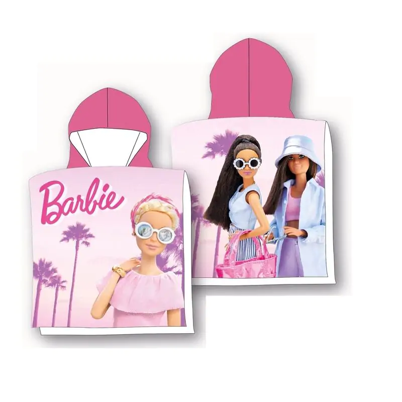 Barbie microfibre poncho beach towel product photo