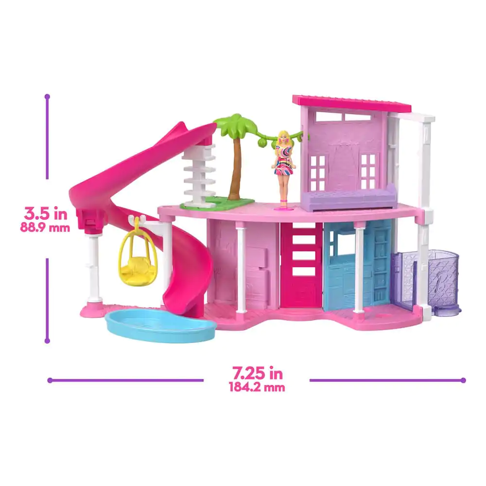 Barbie Mini BarbieLand Doll &amp; Doll House Playset 4 cm product photo