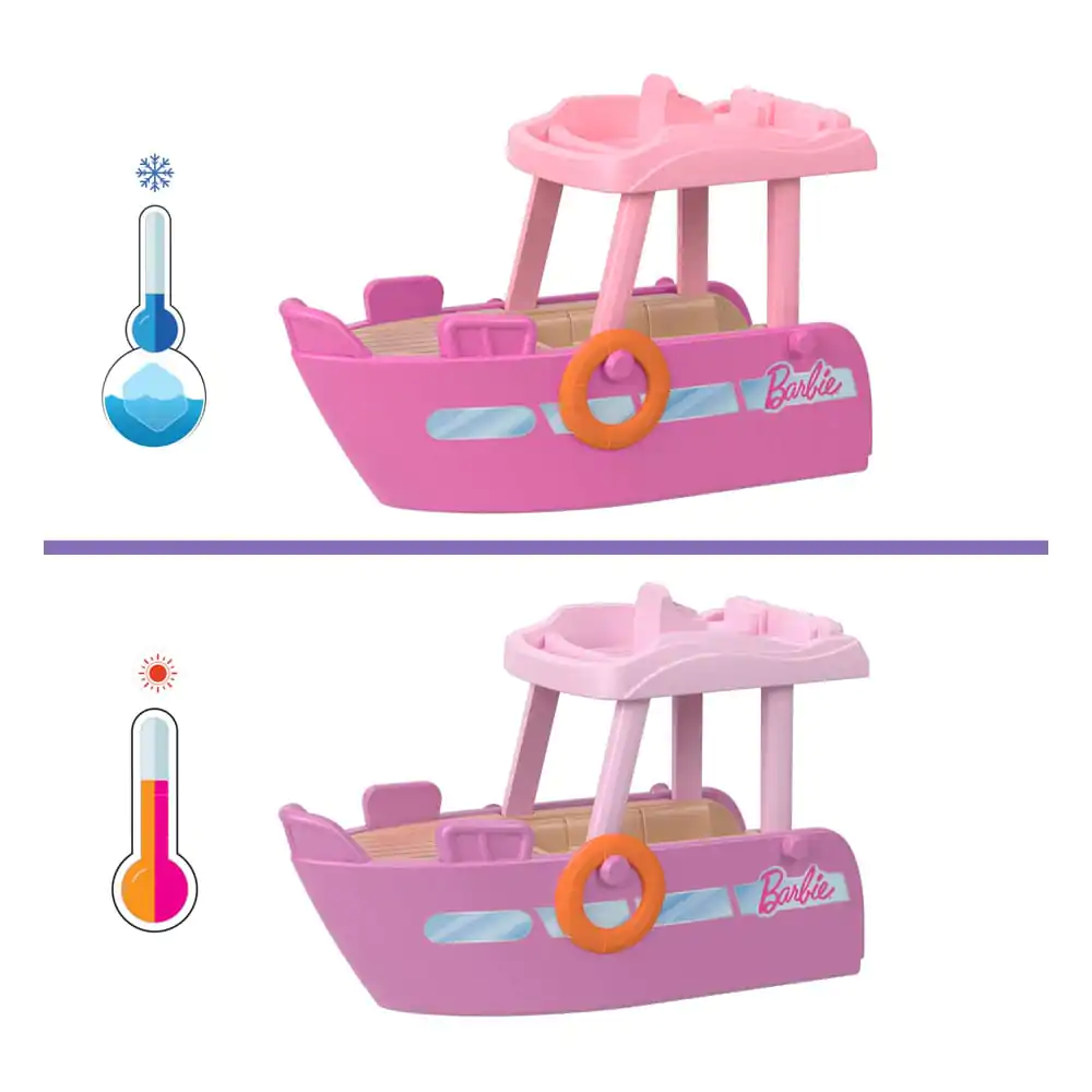 Barbie Mini BarbieLand Doll &amp; Dream Boat With Color-Change Pool 4 cm product photo