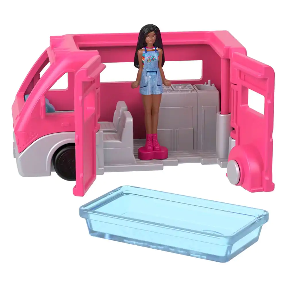 Barbie Mini BarbieLand Doll &amp; Dreamcamper With Color-Change Pool 4 cm product photo