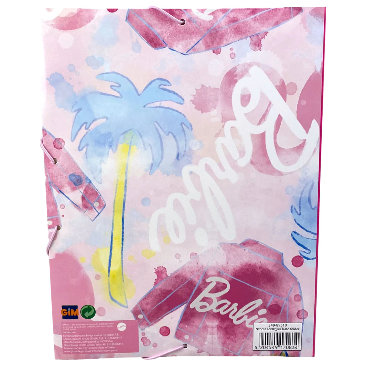 Barbie Paints A/4 Elastic Folder product photo