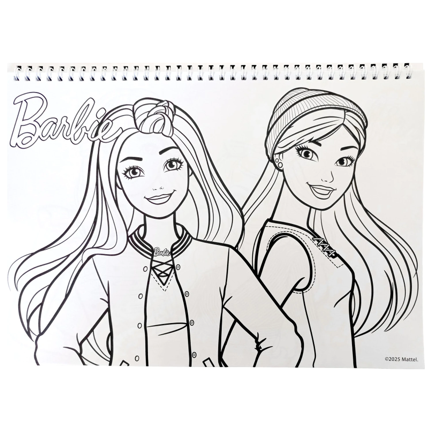 Barbie Paints A/4 Spiral Sketchbook 40 Sheets with Stickers product photo