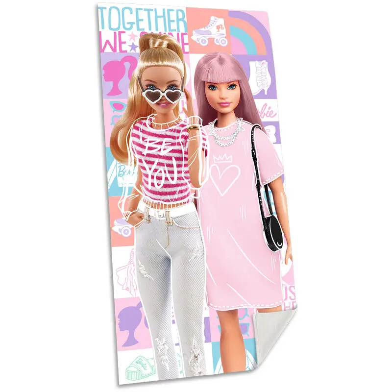 Barbie cotton beach towel product photo