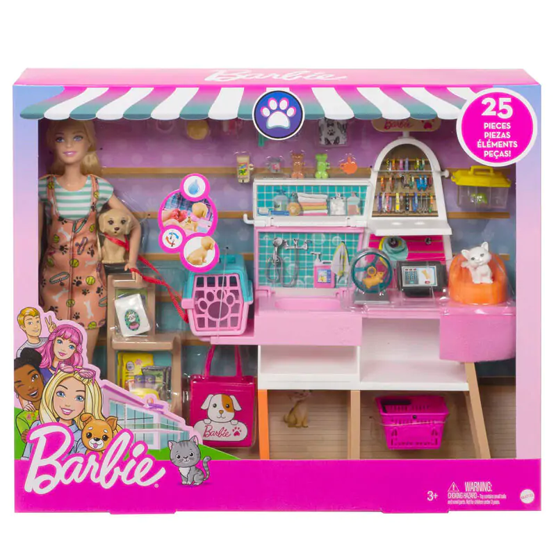 Barbie Pet Supply Store + doll product photo