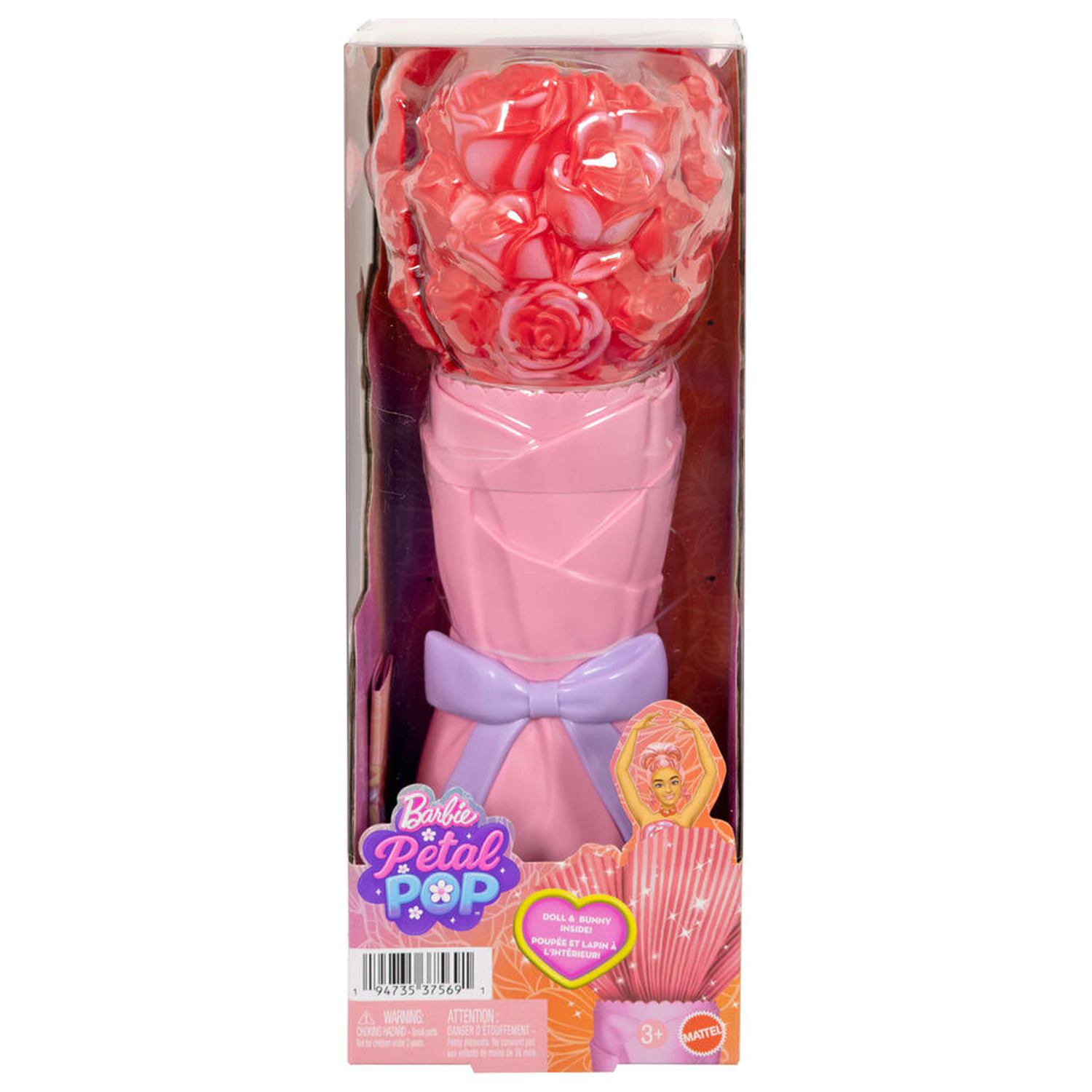 Barbie Petal Pop Red Rose doll product photo