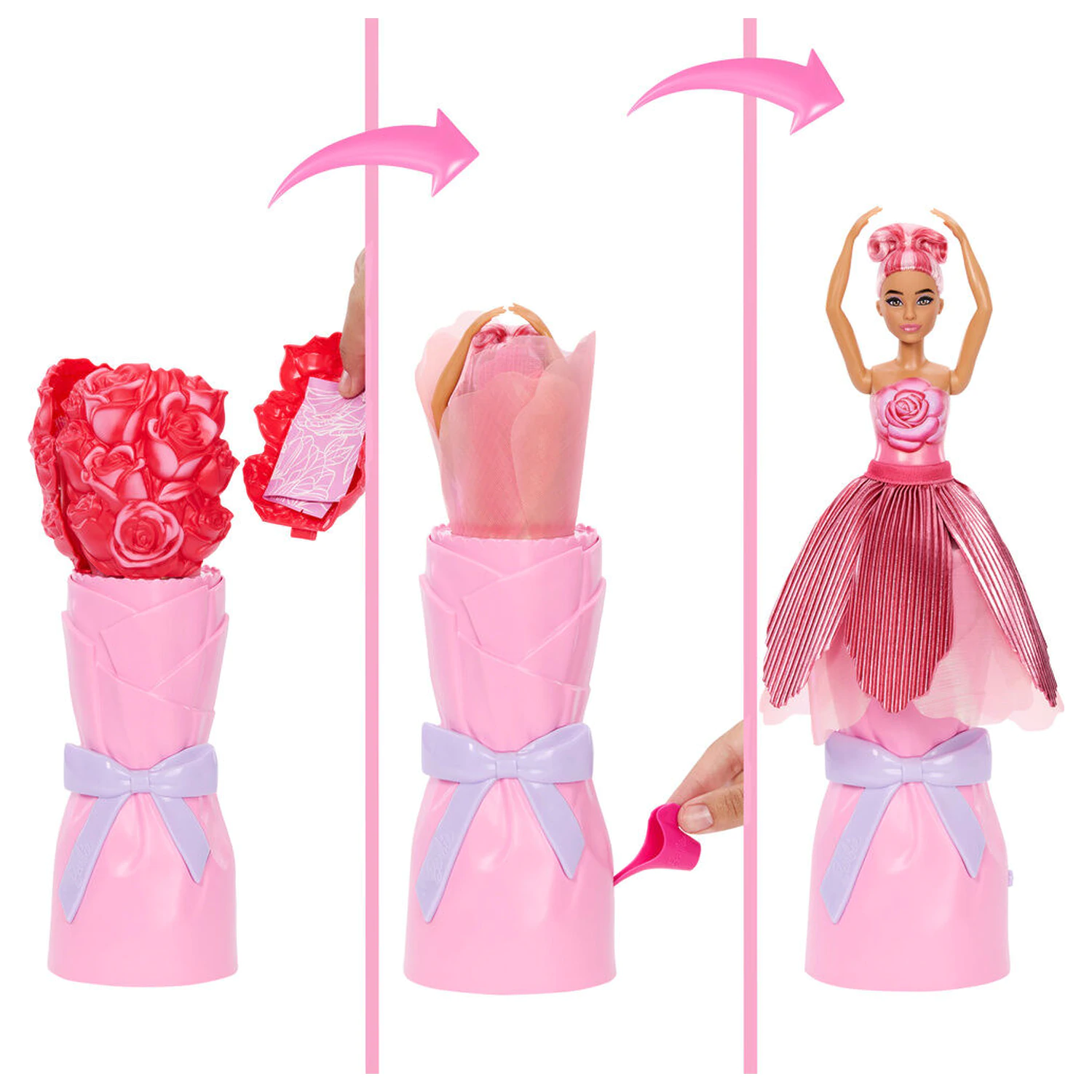 Barbie Petal Pop Red Rose doll product photo