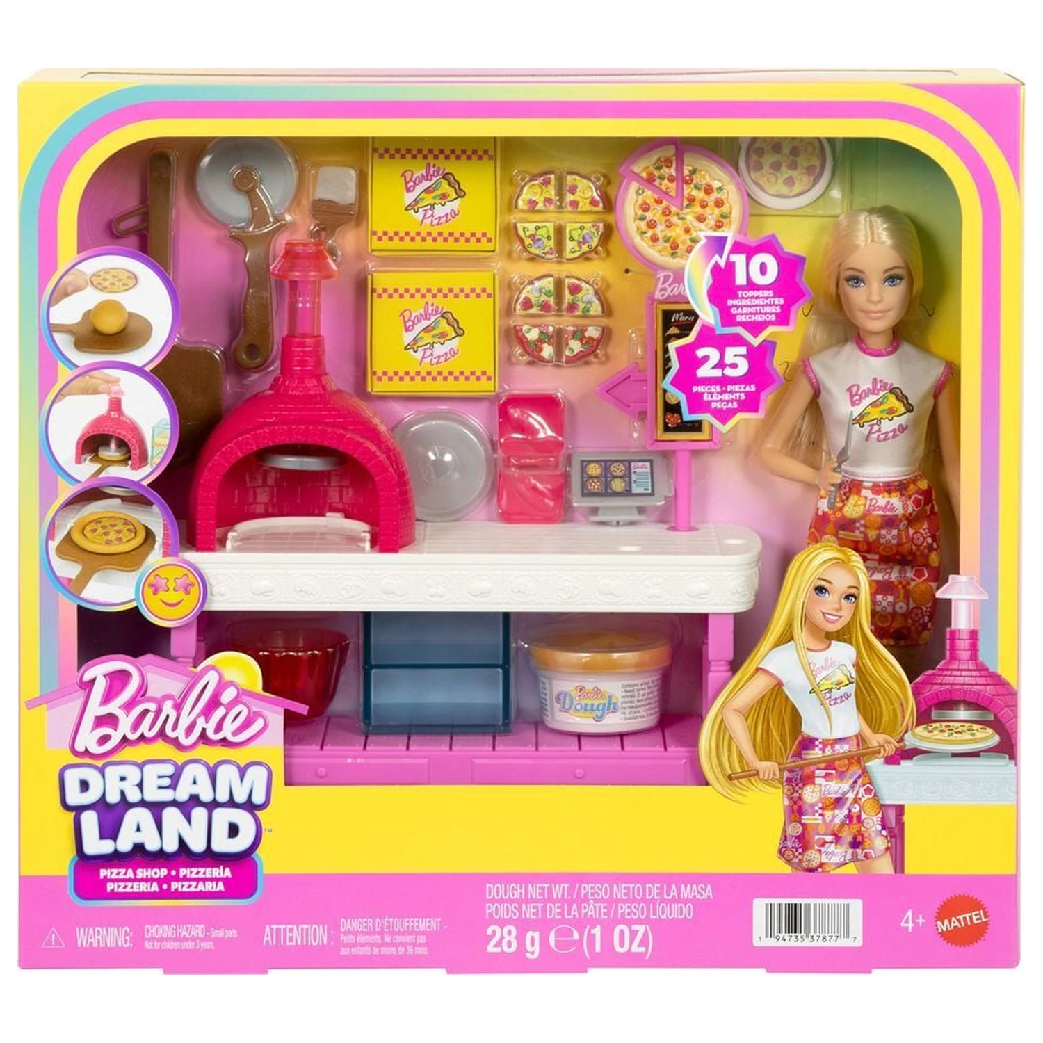 Barbie Pizza Chef doll product photo
