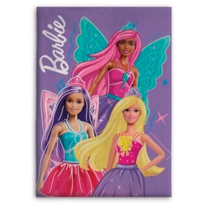Barbie polar blanket product photo