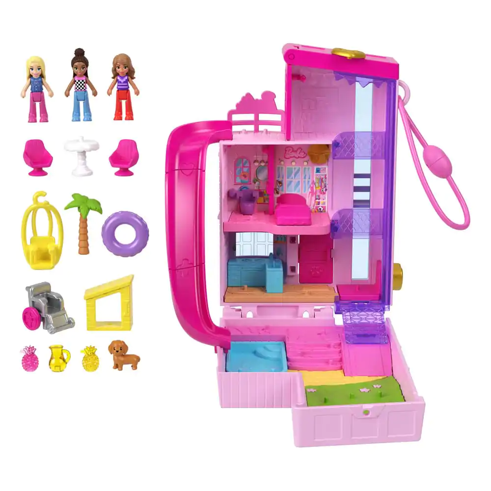 Barbie Polly Pocket Mini Figures &amp; Playset Dollhouse product photo