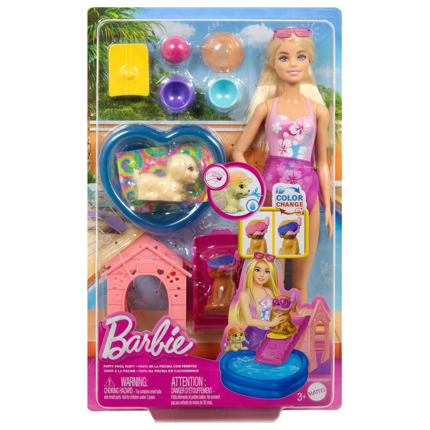 Barbie Doll Pool puppies product photo