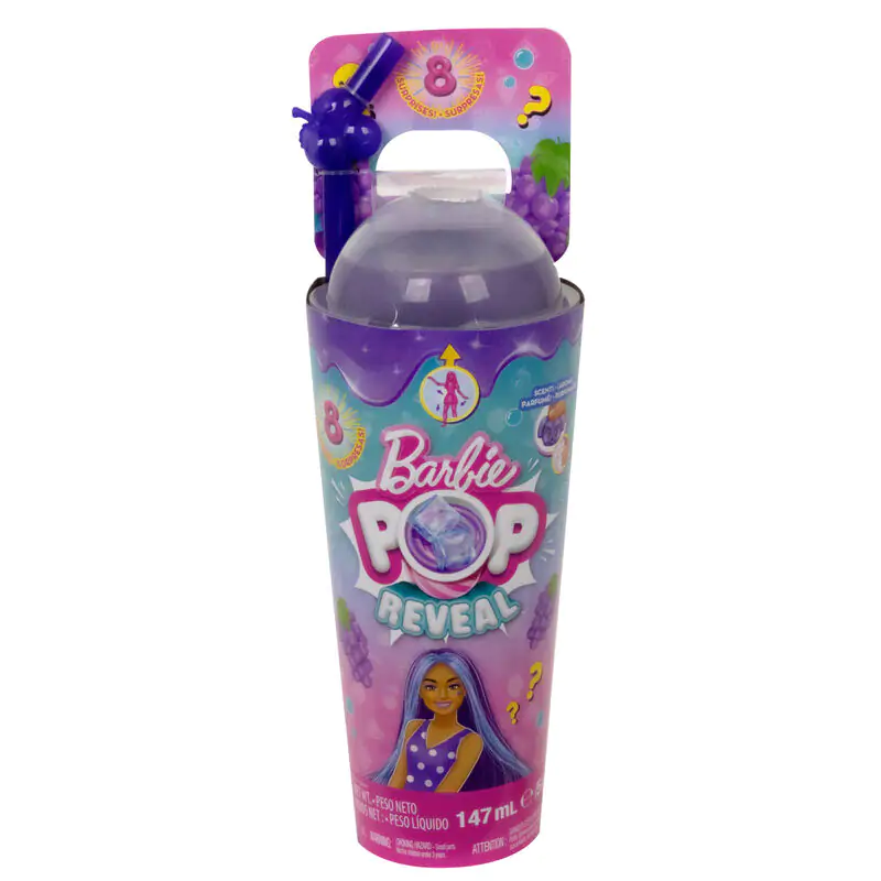 Barbie Pop! Reveal Fruit Series Grapes doll product photo