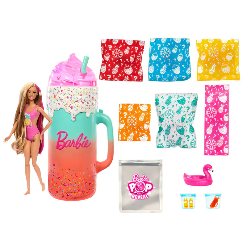 Barbie Pop! Reveal Fruit Series Smothie Tropical doll product photo