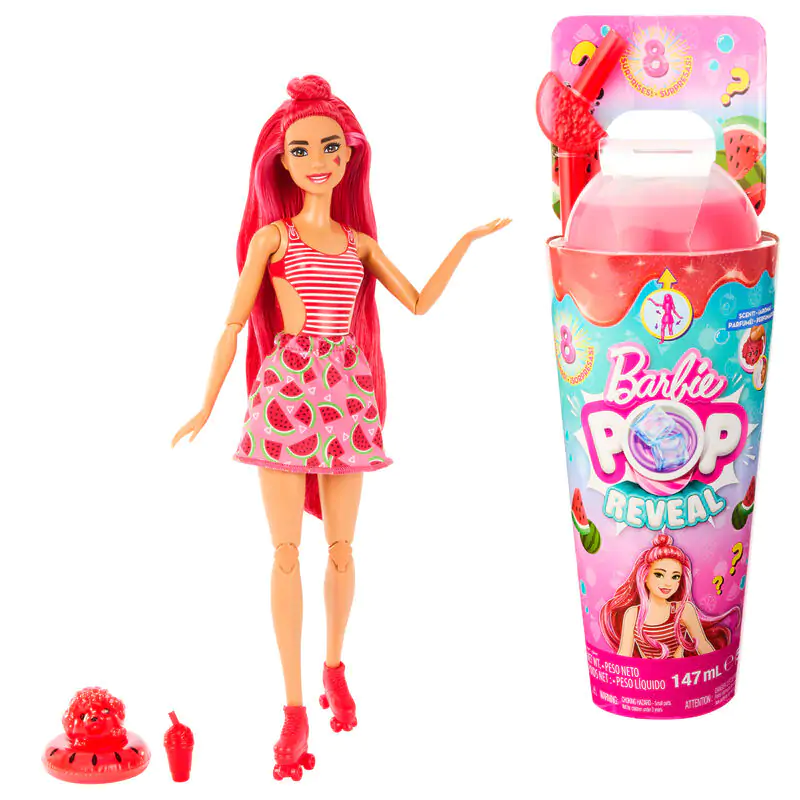 Barbie Pop! Reveal Fruit Series Watermelon doll product photo