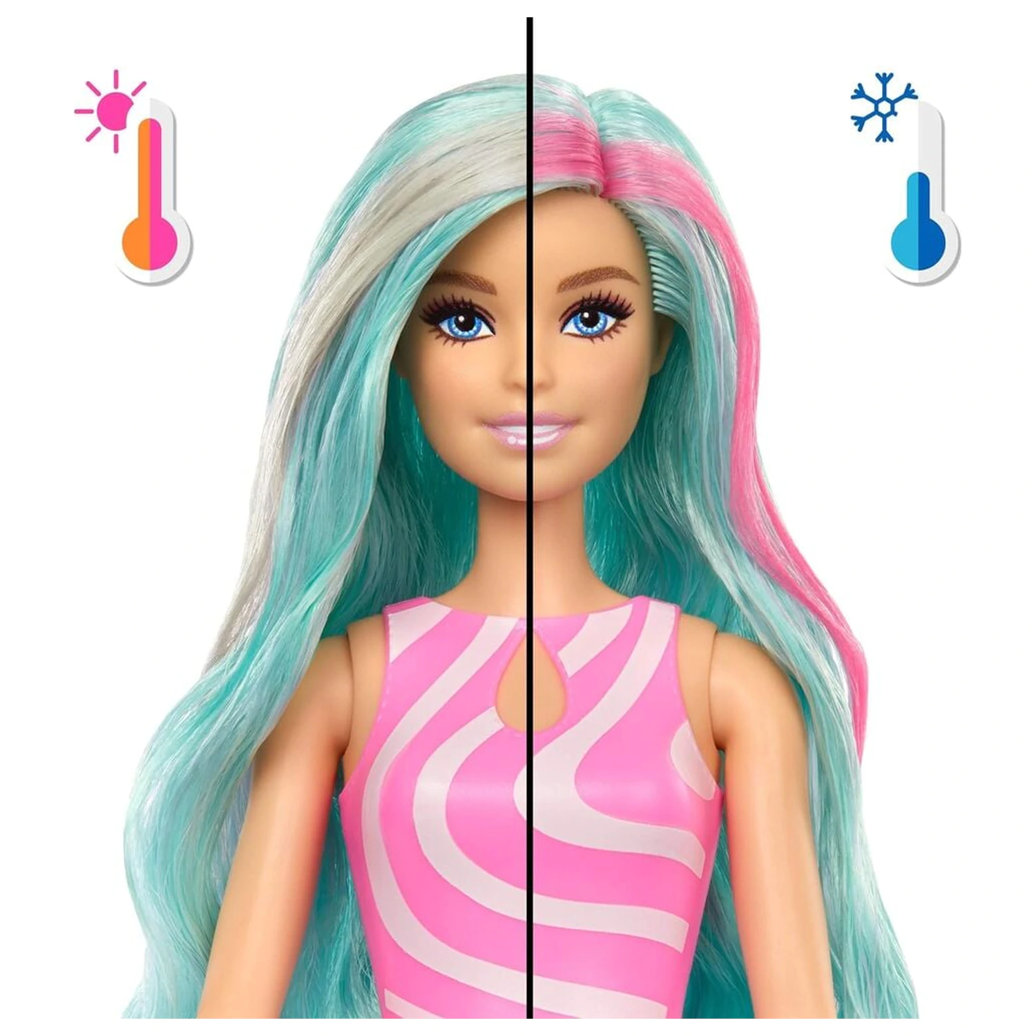 Barbie Pop Reveal Sea Breeze Blue Cup doll product photo