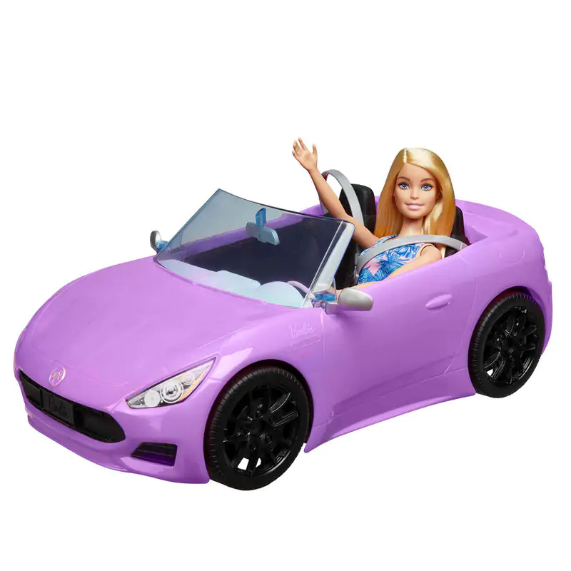Barbie Purple Convertible + doll product photo