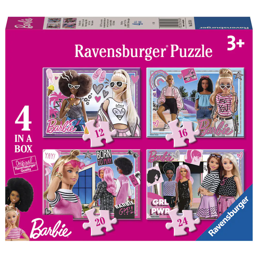 Barbie puzzle 12-16-20-24pcs termékfotó