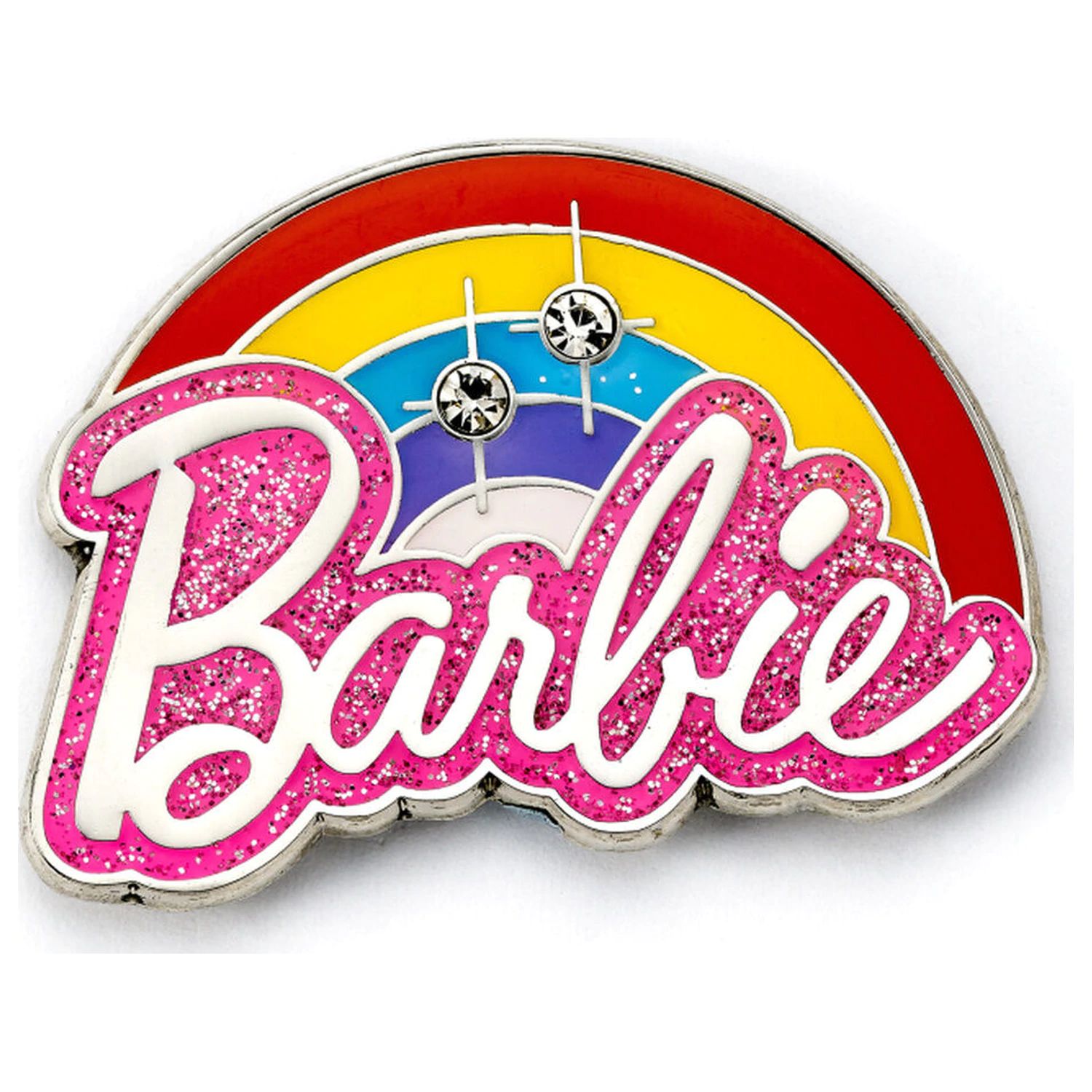 Barbie Rainbow Logo pin badge product photo