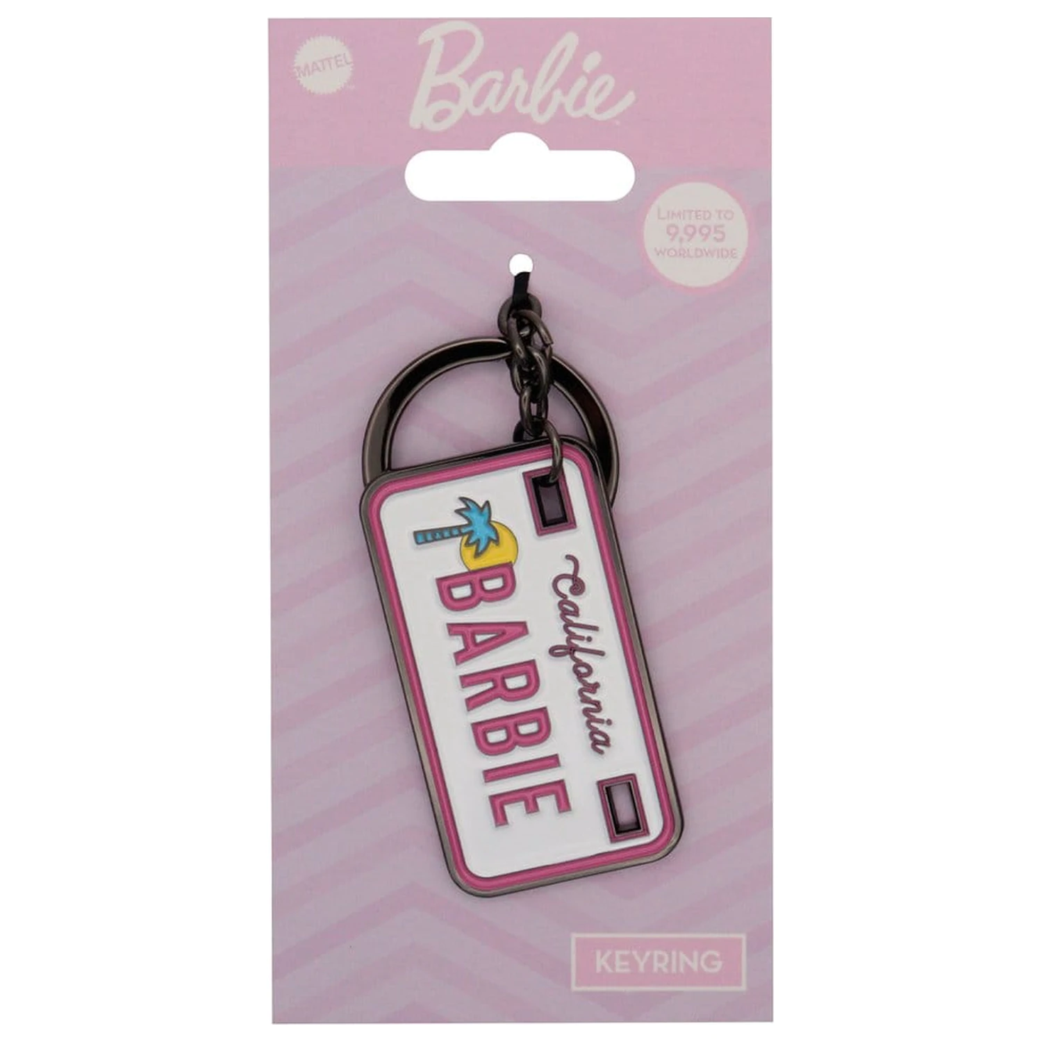 Barbie License Plate Keyring Limited Edition product photo