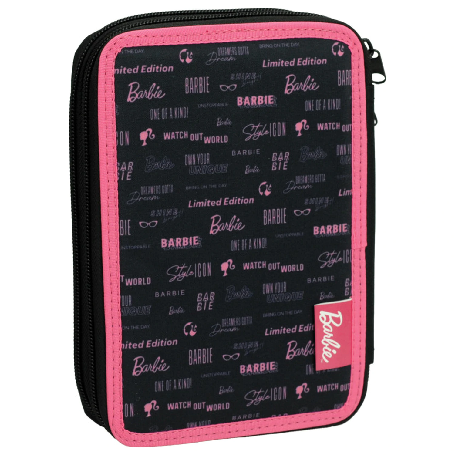 Barbie Shine Bright Two-Compartment Filled Pencil Case product photo