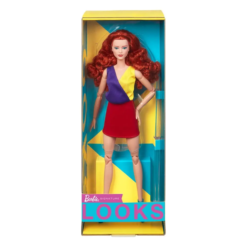 Barbie Signature Barbie Looks Doll Model #13 Red Hair, Red Skirt product photo