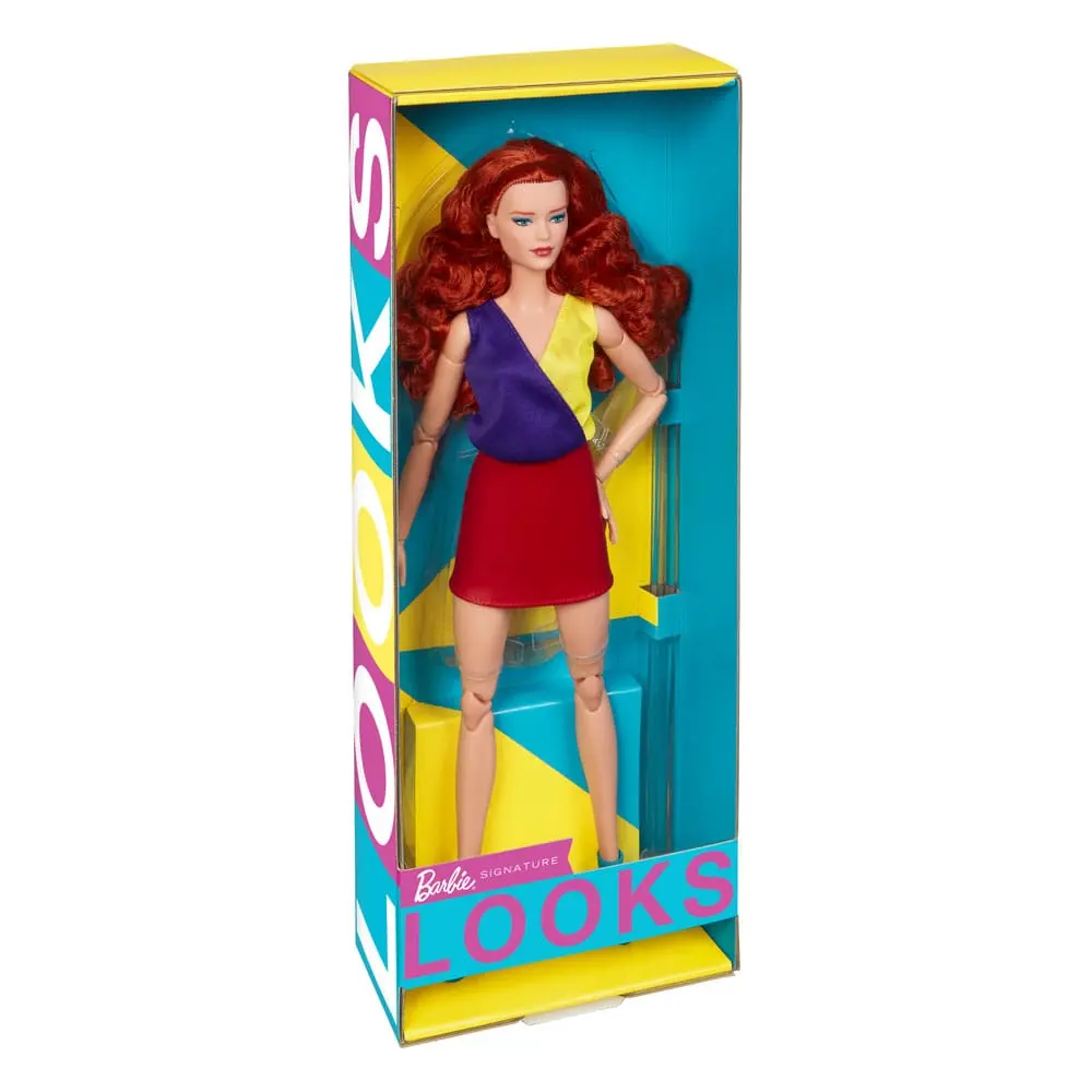 Barbie Signature Barbie Looks Doll Model #13 Red Hair, Red Skirt product photo